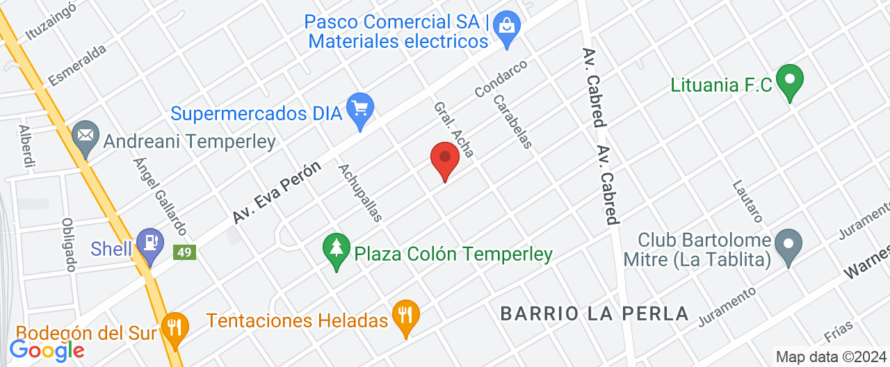 Mapa de la ubicación