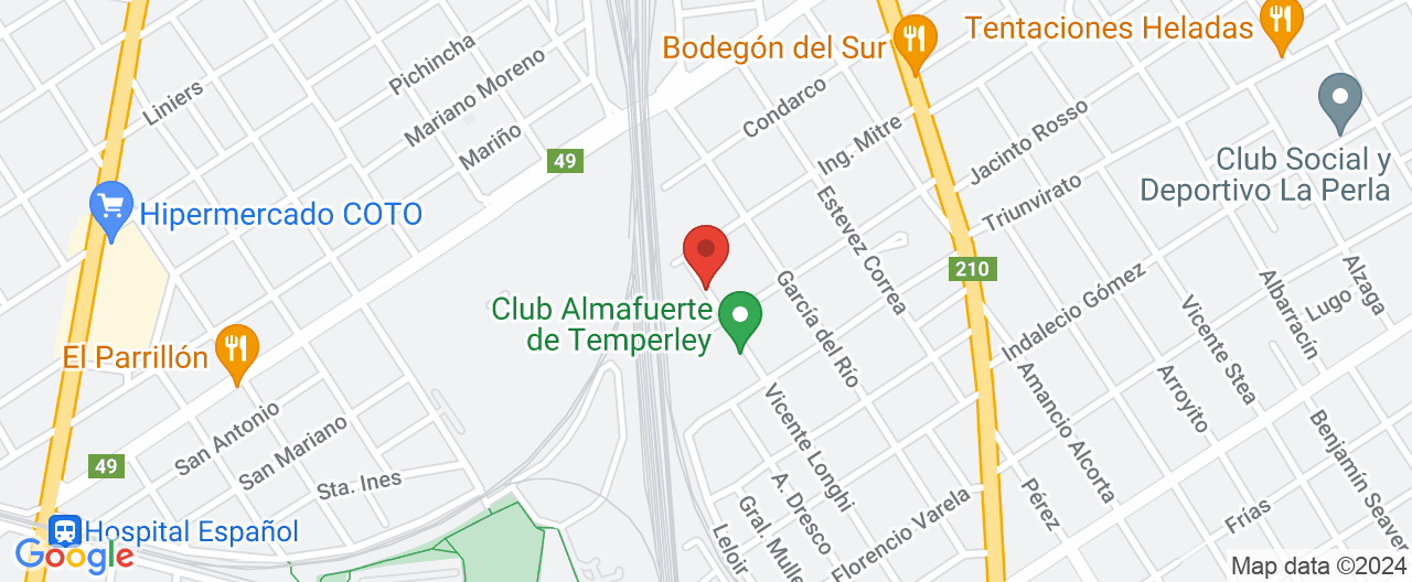 Mapa de la ubicación