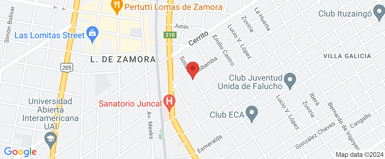 Mapa de la ubicación