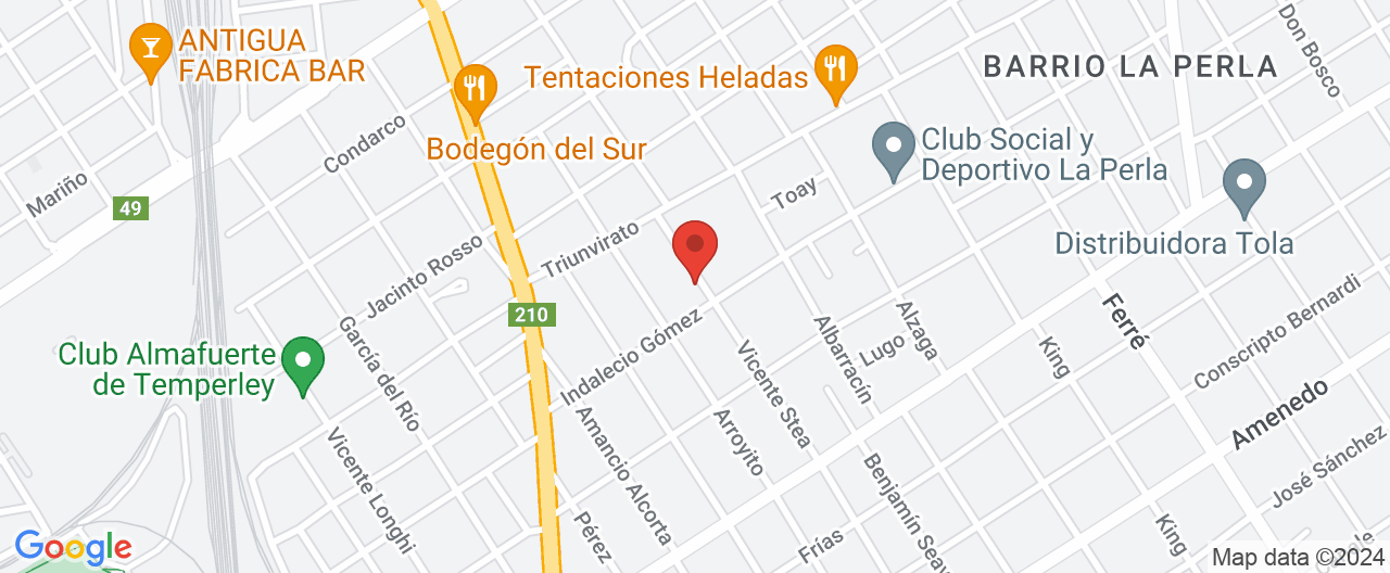 Mapa de la ubicación