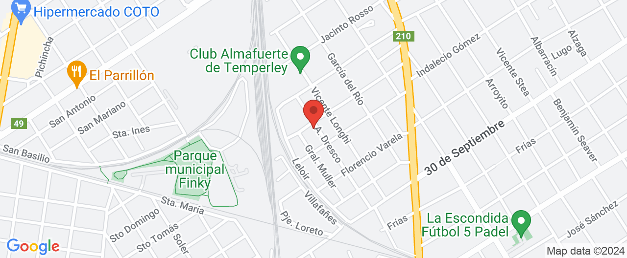 Mapa de la ubicación