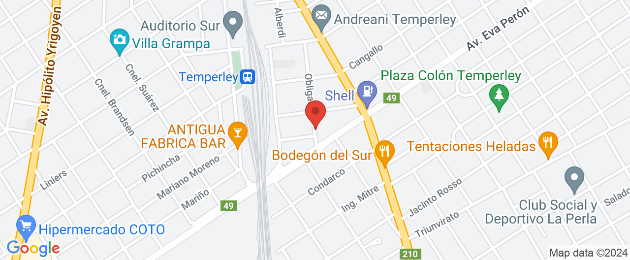 Mapa de la ubicación
