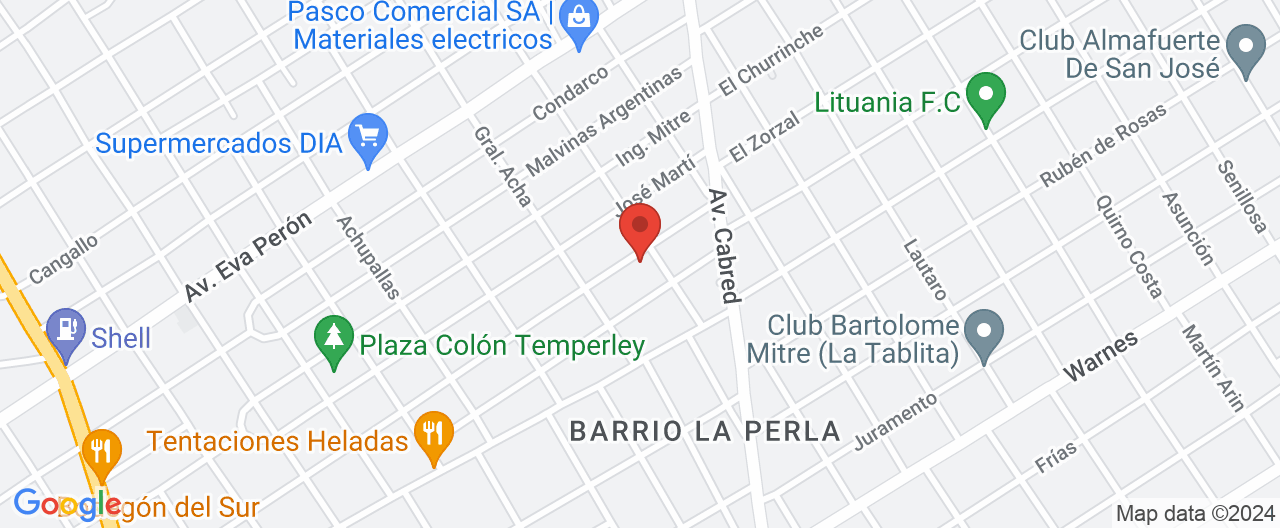 Mapa de la ubicación