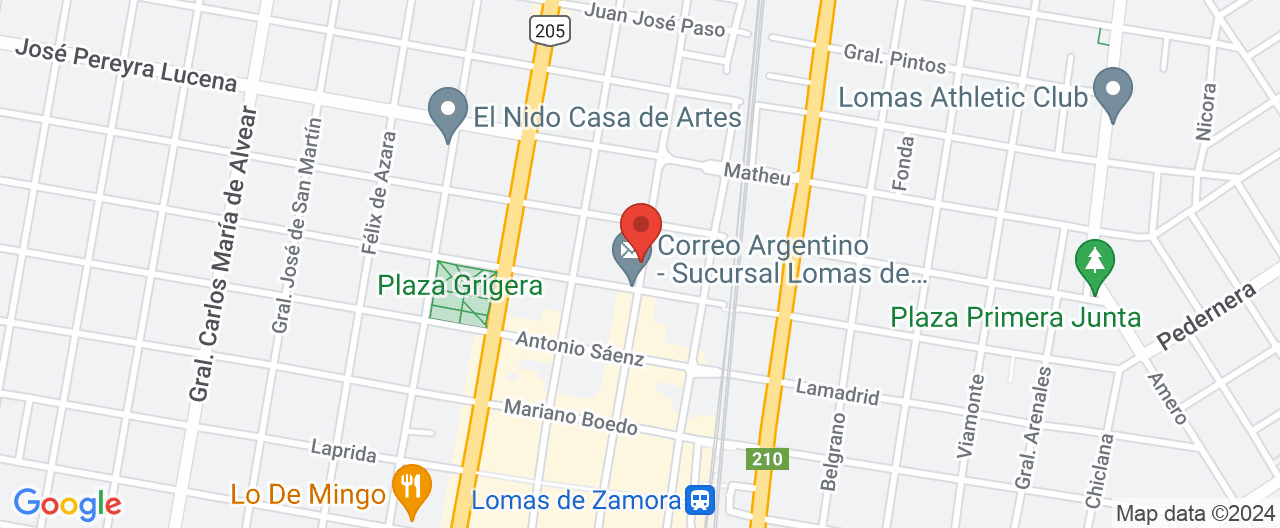 Mapa de la ubicación