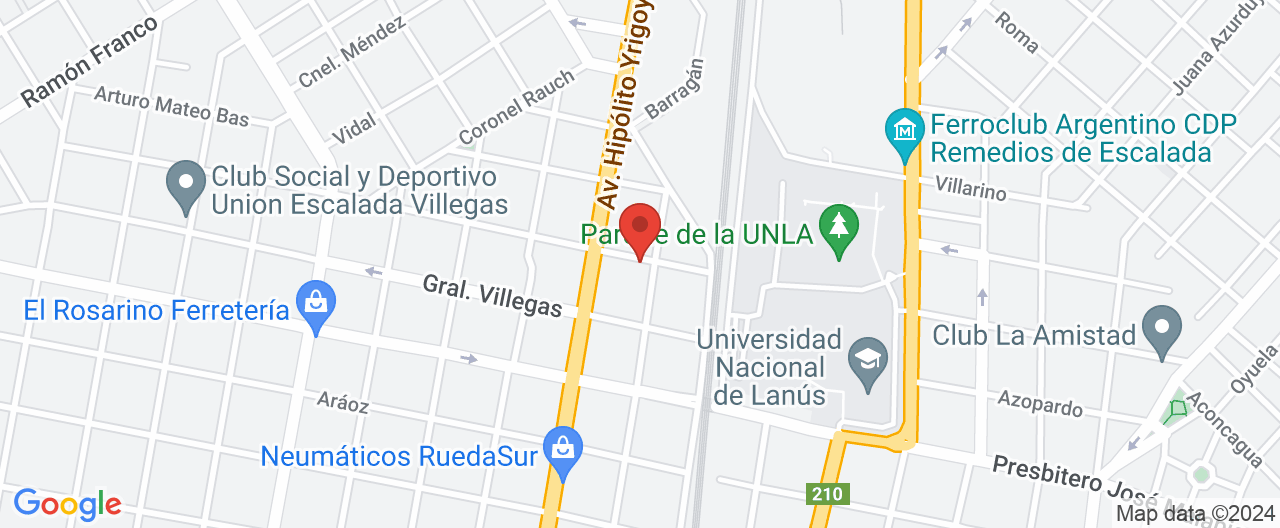 Mapa de la ubicación