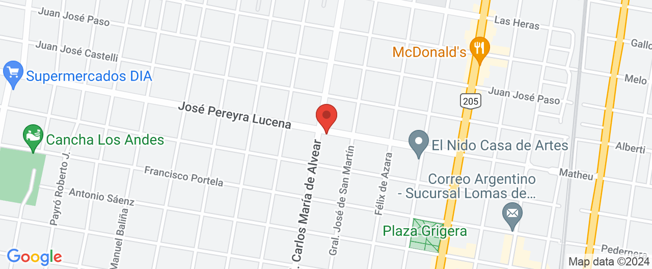 Mapa de la ubicación
