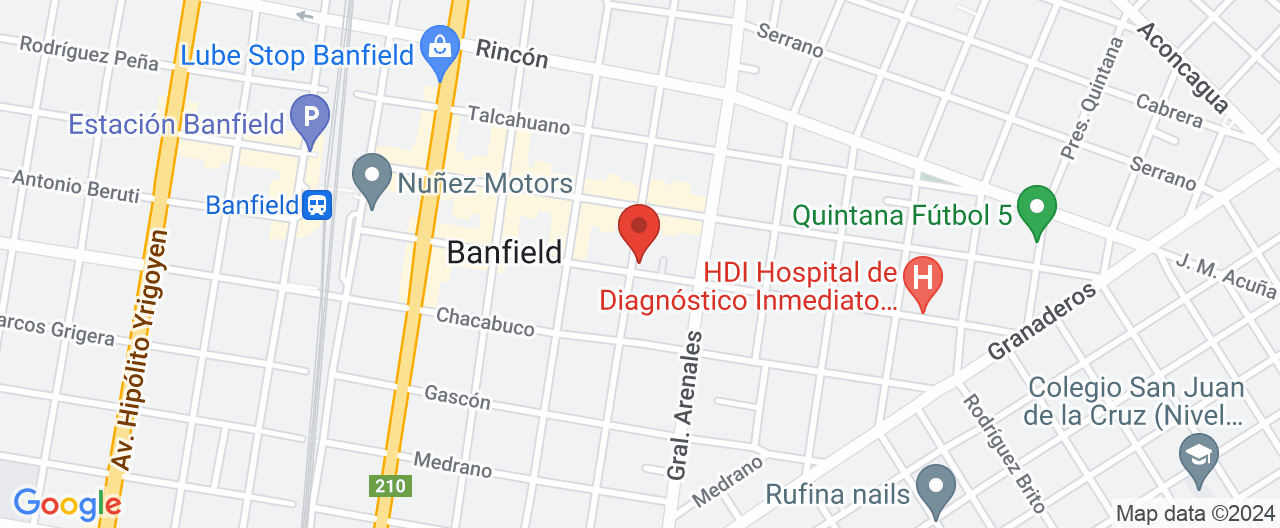 Mapa de la ubicación