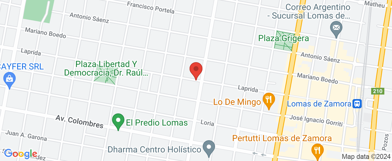 Mapa de la ubicación