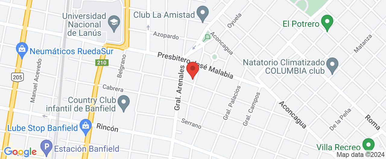 Mapa de la ubicación