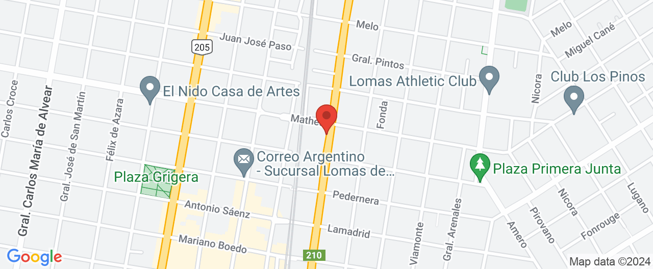 Mapa de la ubicación