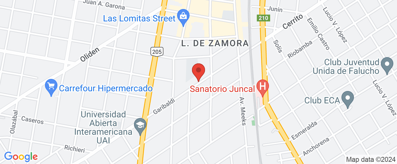 Mapa de la ubicación
