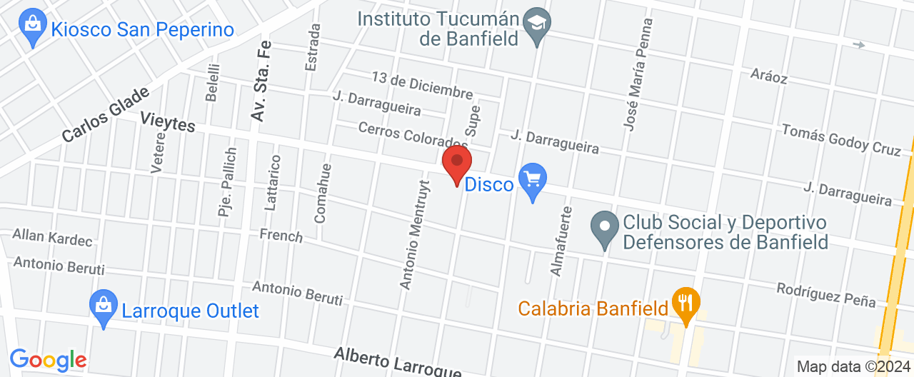 Mapa de la ubicación