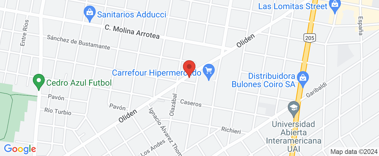 Mapa de la ubicación