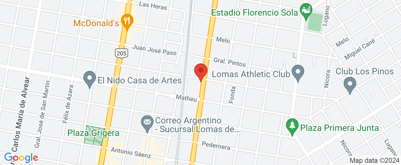 Mapa de la ubicación