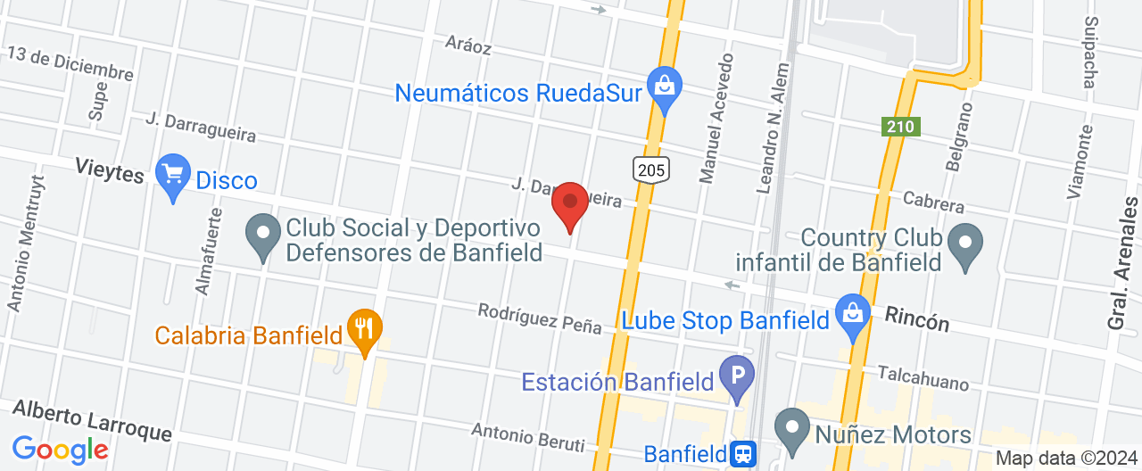 Mapa de la ubicación