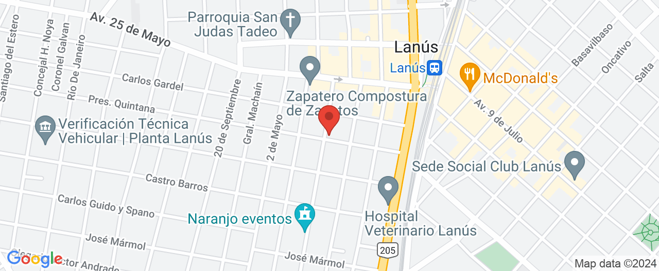 Mapa de la ubicación