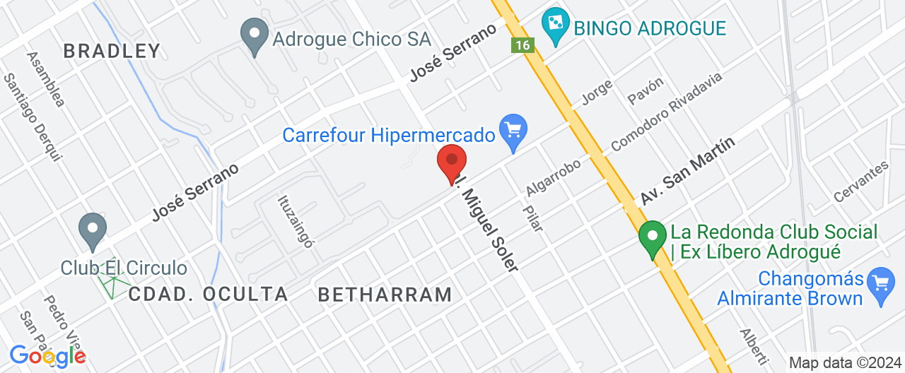Mapa de la ubicación