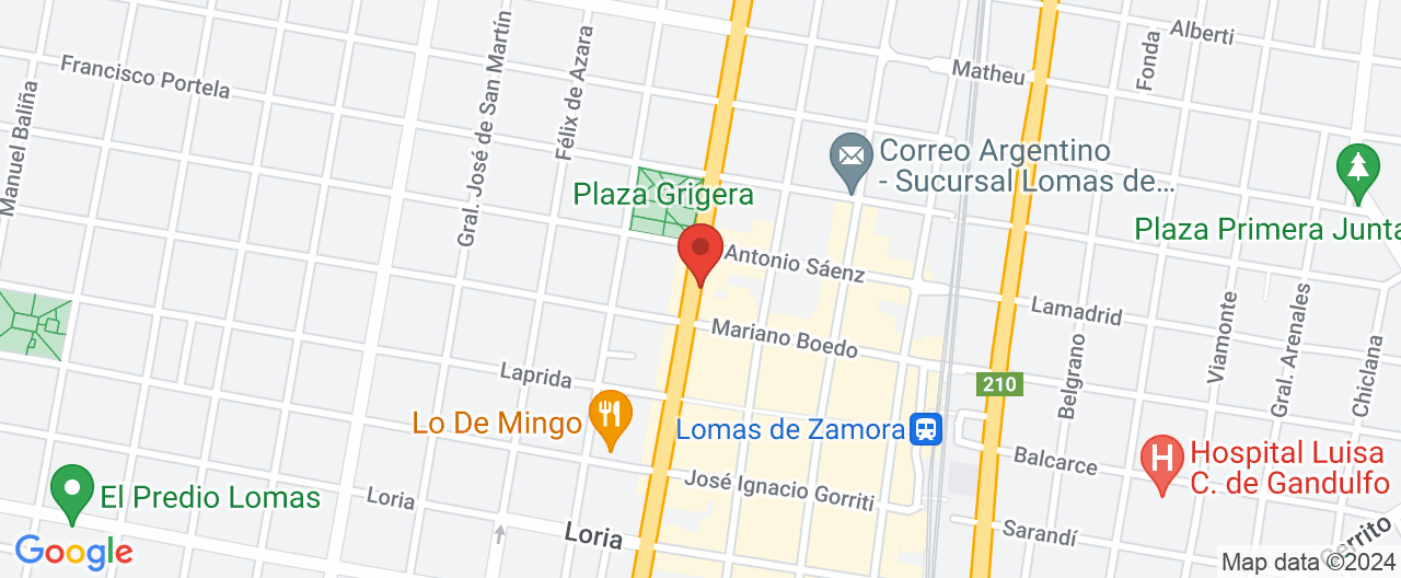 Mapa de la ubicación