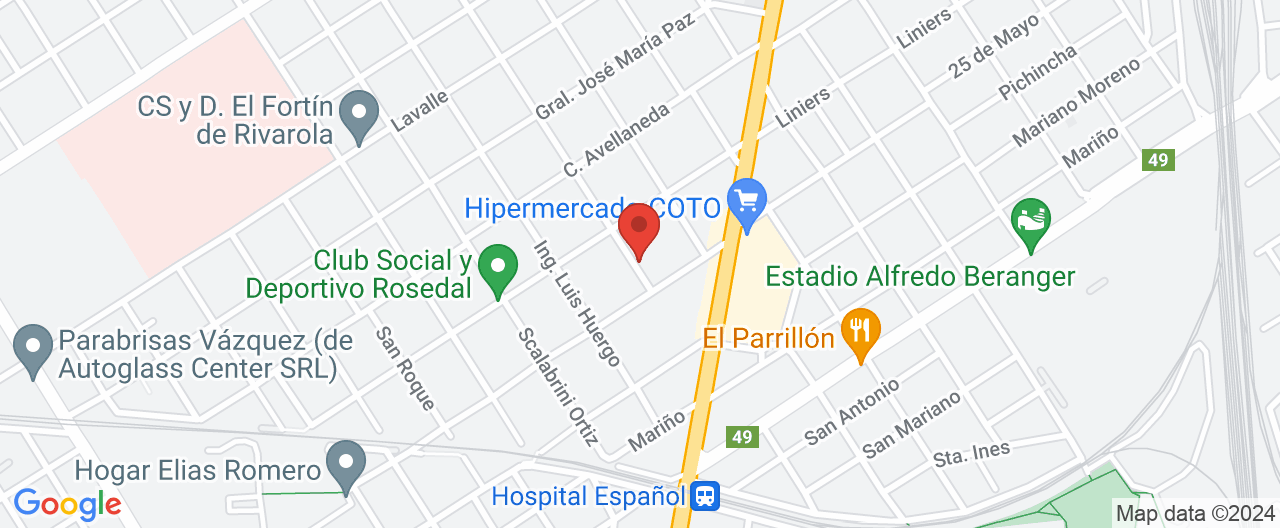 Mapa de la ubicación