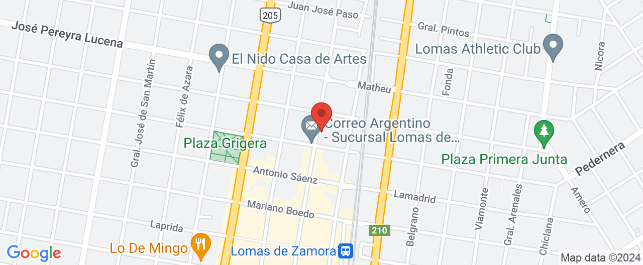 Mapa de la ubicación