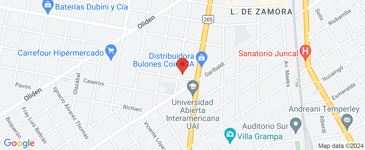 Mapa de la ubicación