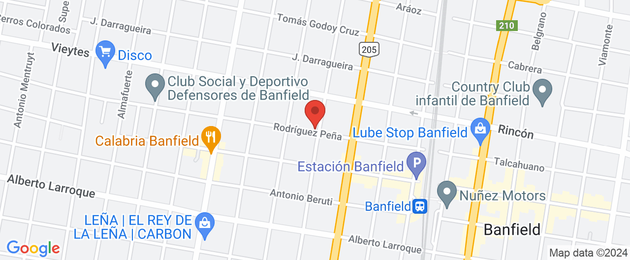 Mapa de la ubicación