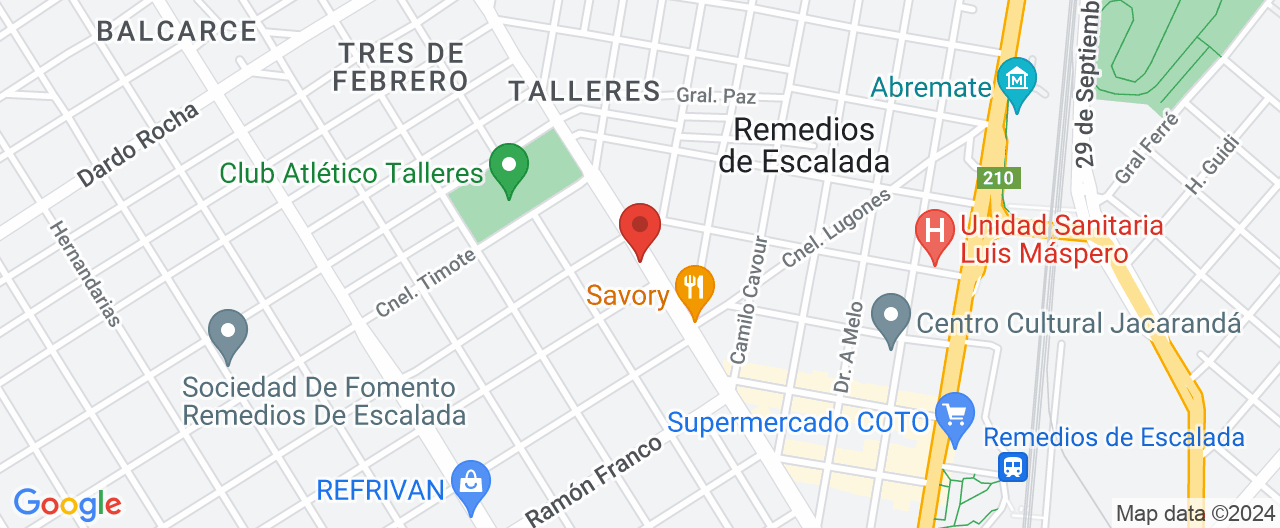 Mapa de la ubicación