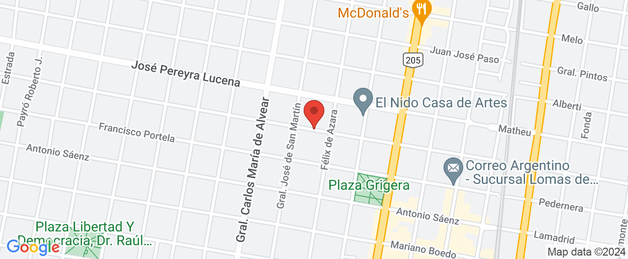 Mapa de la ubicación