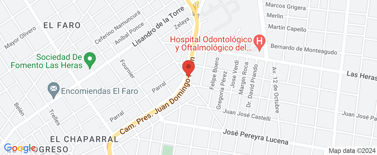 Mapa de la ubicación