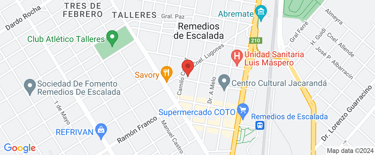 Mapa de la ubicación
