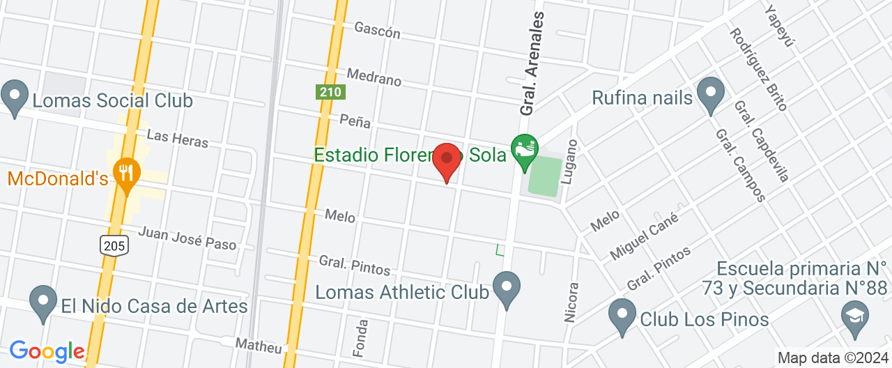 Mapa de la ubicación
