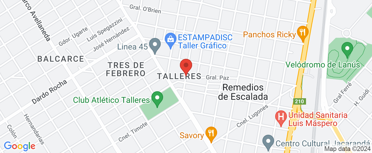 Mapa de la ubicación