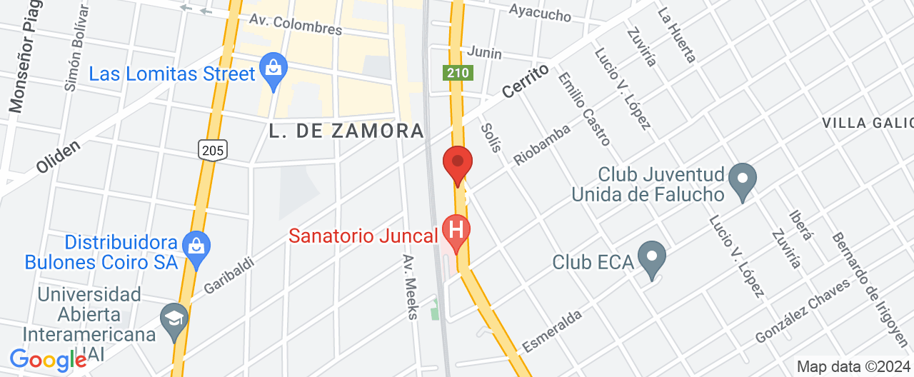 Mapa de la ubicación
