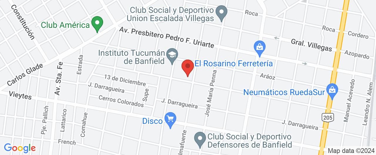 Mapa de la ubicación