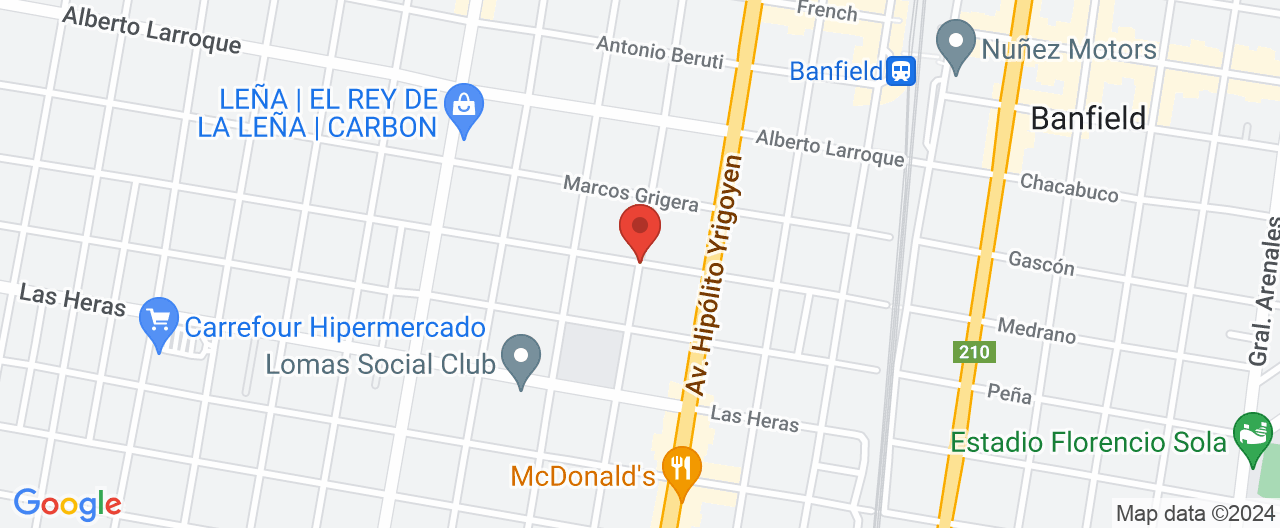 Mapa de la ubicación