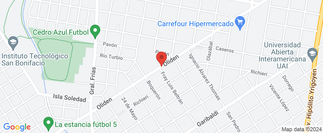 Mapa de la ubicación