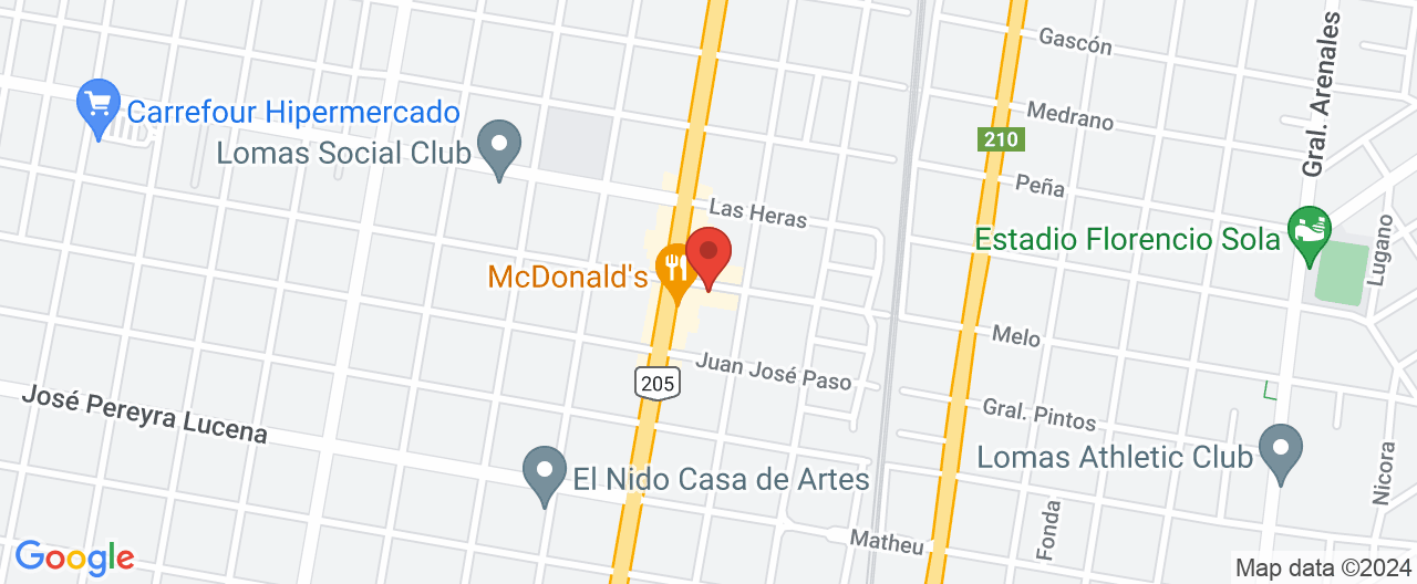 Mapa de la ubicación
