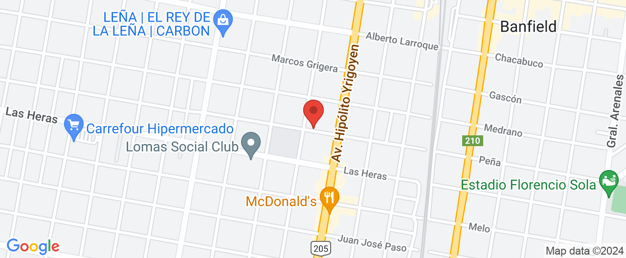 Mapa de la ubicación
