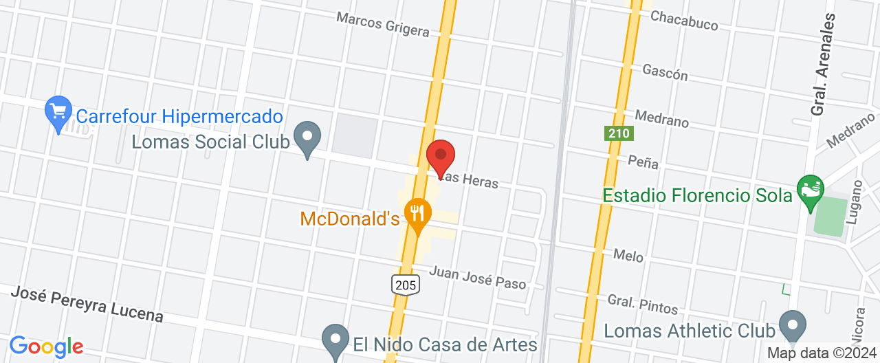 Mapa de la ubicación