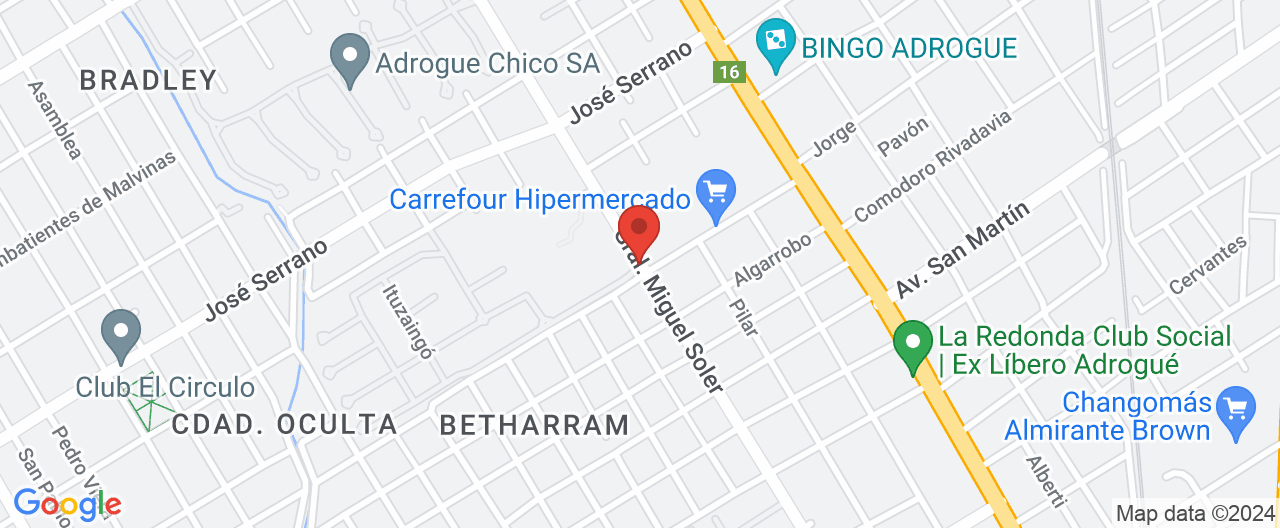 Mapa de la ubicación