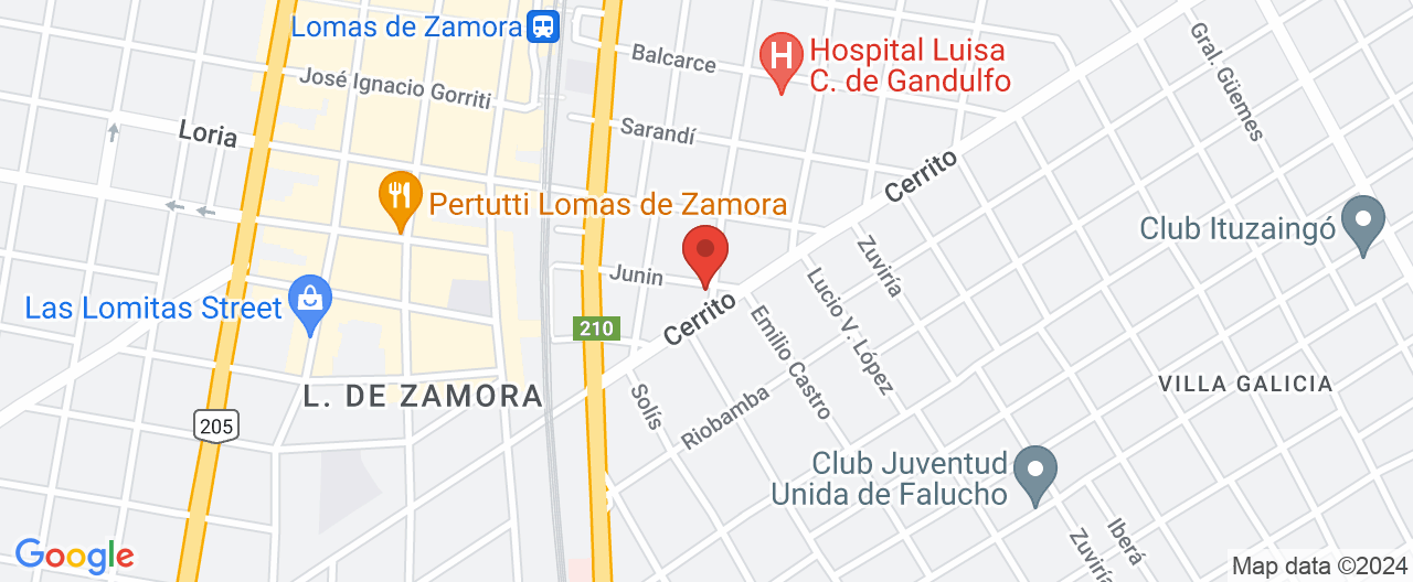 Mapa de la ubicación