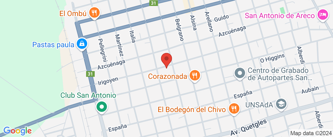 Mapa de la ubicación