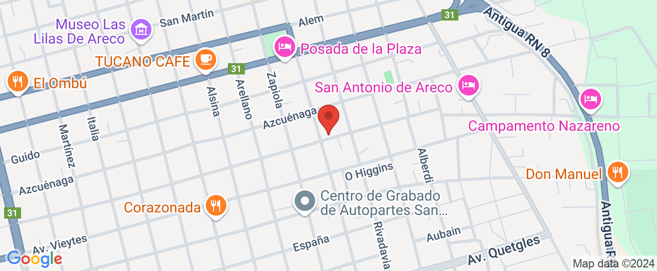 Mapa de la ubicación