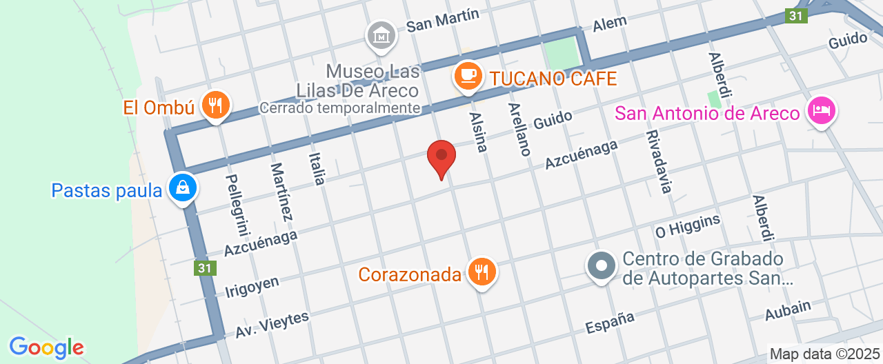 Mapa de la ubicación