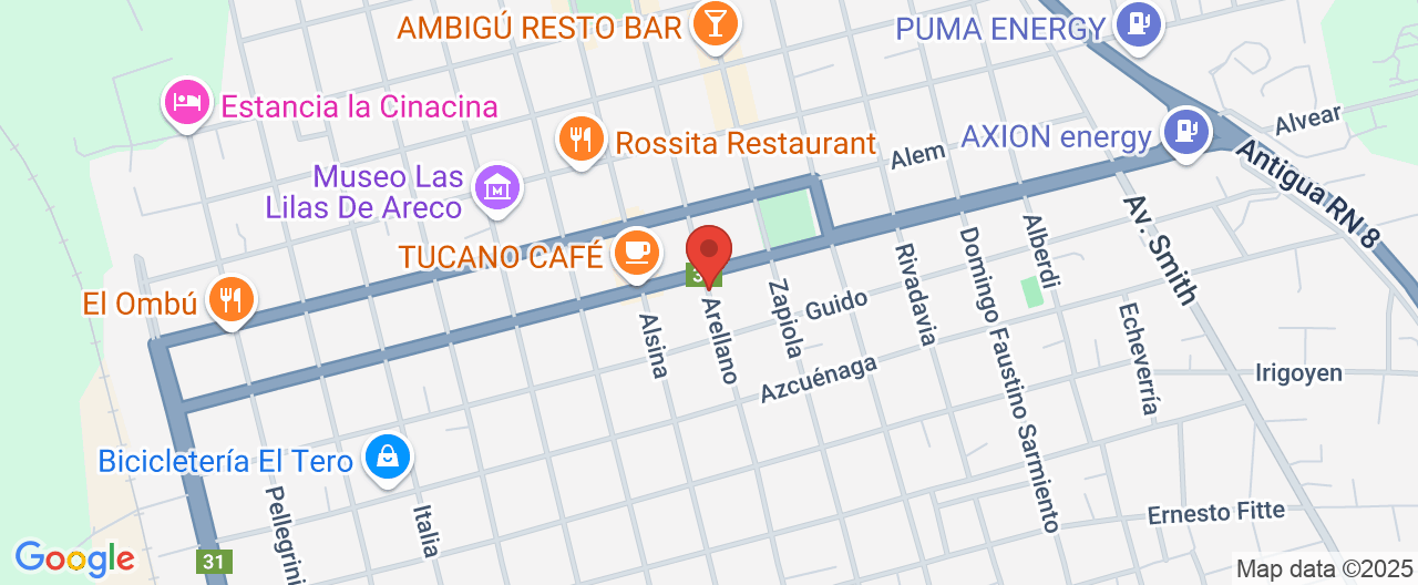 Mapa de la ubicación