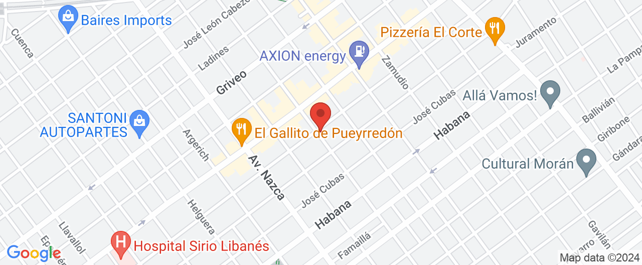 Mapa de la ubicación