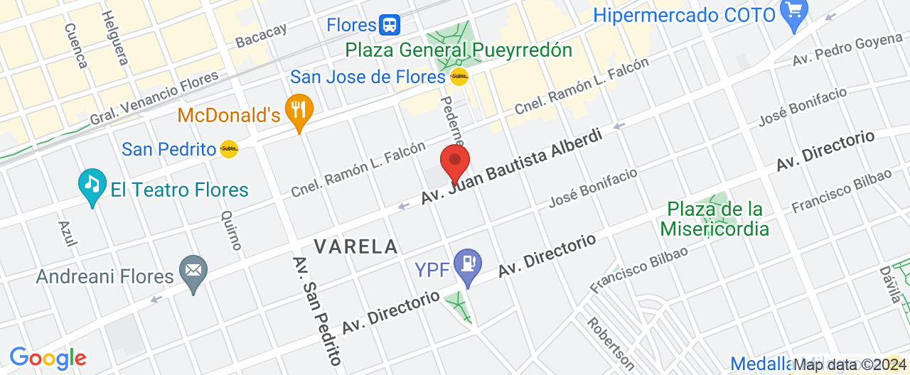 Mapa de la ubicación