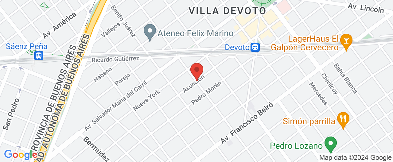 Mapa de la ubicación