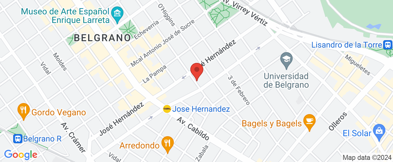 Mapa de la ubicación