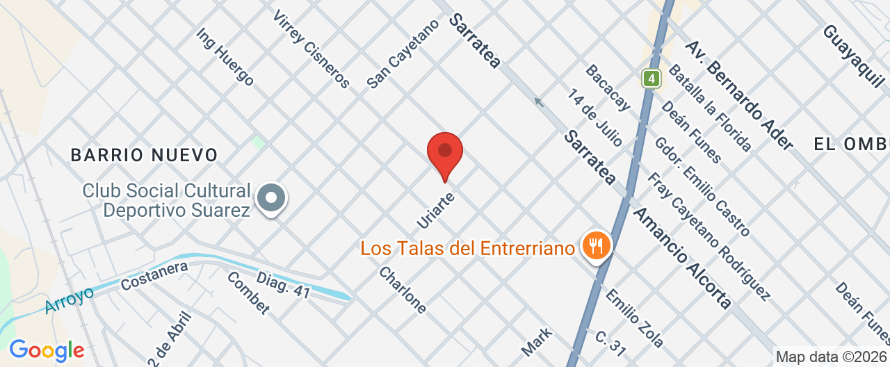 Mapa de la ubicación